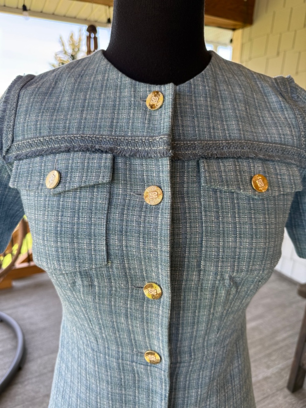 Sandro | Tweed Narissa Dress - Picture 5 of 10